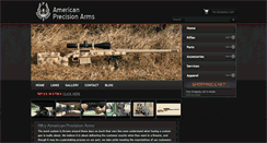 Desktop Screenshot of americanprecisionarms.com